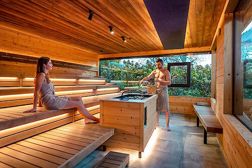 Sauna im Wellnesshotel